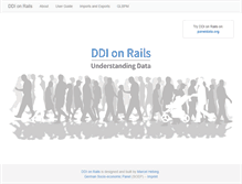 Tablet Screenshot of ddionrails.org